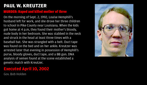 Executed April 10, 2002: Paul W. Kreutzer